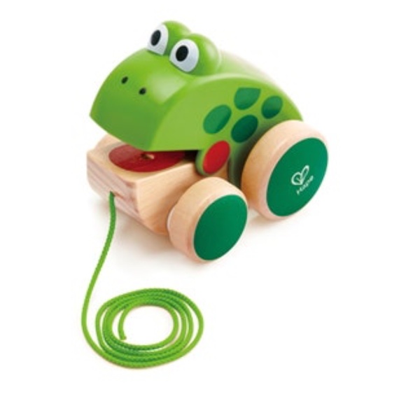 Like New, Hape, Wooden Frog Pull Along, (12+ months) - Picture 4 of 8